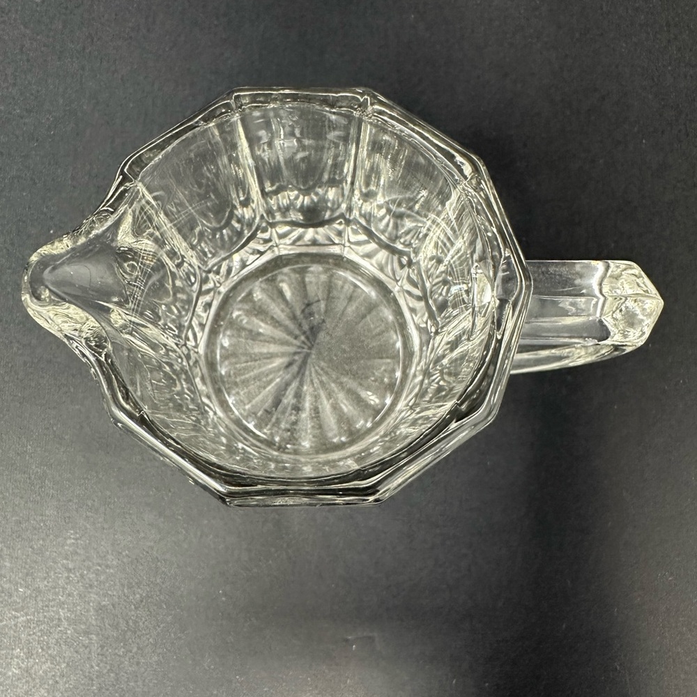 Vintage Indiana Glass Mini Creamer Peerless Colonial Pattern Paneled Sides A2 - Picture 2 of 6